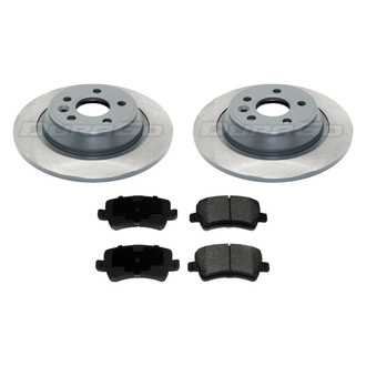 DuraGo® - Plain Rear Brake Kit with Ceramic Pads
