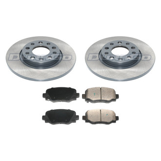 DuraGo® - Plain Rear Brake Kit with Ceramic Pads