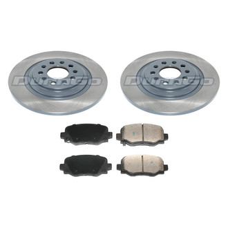 DuraGo® - Plain Rear Brake Kit with Ceramic Pads