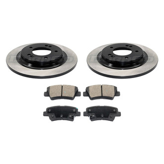 DuraGo® - Plain Rear Brake Kit with Ceramic Pads