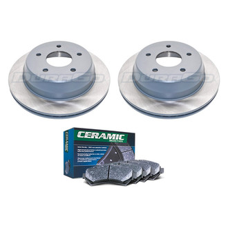 DuraGo® - Plain Rear Brake Kit with Ceramic Pads