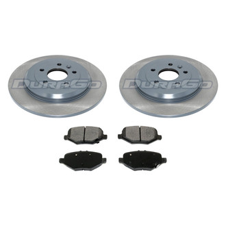 DuraGo® - Premium™ Plain Rear Brake Kit with Semi-Metallic Pads