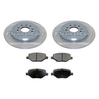 DuraGo® - Premium™ Plain Rear Brake Kit with Semi-Metallic Pads