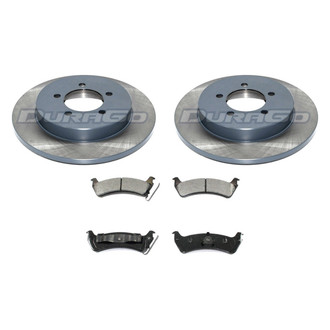 DuraGo® - Premium™ Plain Brake Kit with Semi-Metallic Pads