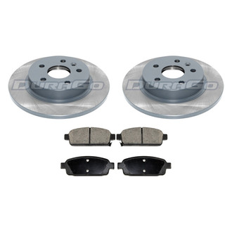 DuraGo® - Premium™ Plain Rear Brake Kit with Semi-Metallic Pads