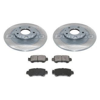DuraGo® - Premium™ Plain Rear Brake Kit with Semi-Metallic Pads