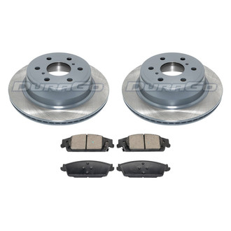 DuraGo® - Premium™ Plain Rear Brake Kit with Semi-Metallic Pads
