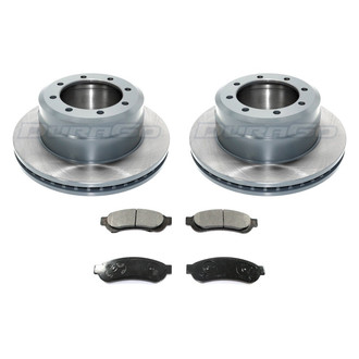 DuraGo® - Premium™ Plain Rear Brake Kit with Semi-Metallic Pads