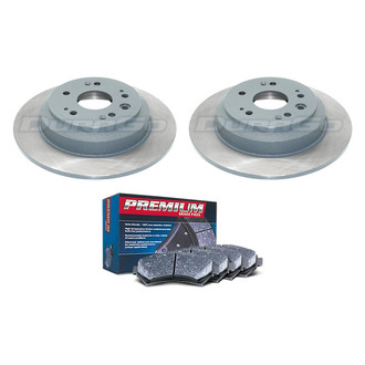 DuraGo® - Premium™ Plain Rear Brake Kit with Semi-Metallic Pads