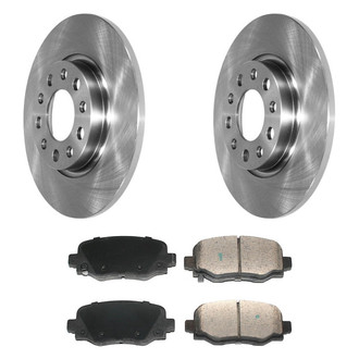DuraGo® - Plain Rear Brake Kit with Ceramic Pads