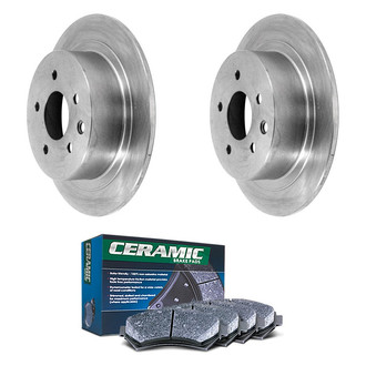 DuraGo® - Plain Rear Brake Kit with Ceramic Pads