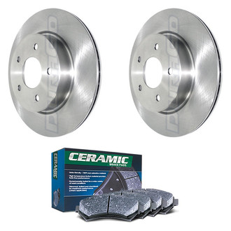 DuraGo® - Plain Rear Brake Kit with Ceramic Pads