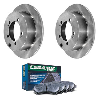 DuraGo® - Plain Rear Brake Kit with Ceramic Pads