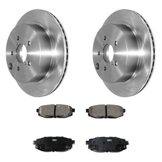 DuraGo® - Plain Rear Brake Kit with Ceramic Pads