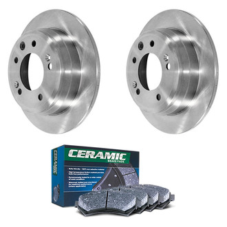 DuraGo® - Plain Rear Brake Kit with Ceramic Pads