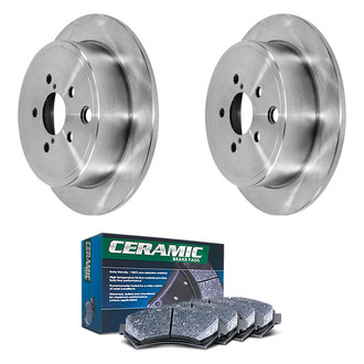 DuraGo® - Plain Rear Brake Kit with Ceramic Pads