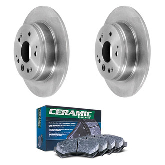 DuraGo® - Plain Rear Brake Kit with Ceramic Pads