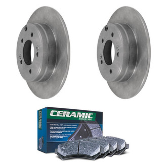 DuraGo® - Plain Rear Brake Kit with Ceramic Pads