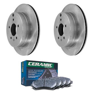 DuraGo® - Plain Rear Brake Kit with Ceramic Pads