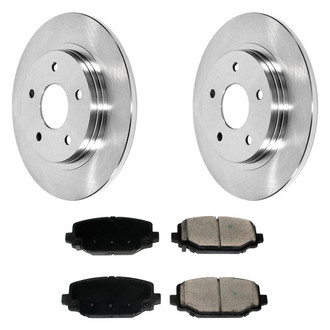DuraGo® - Plain Rear Brake Kit with Ceramic Pads