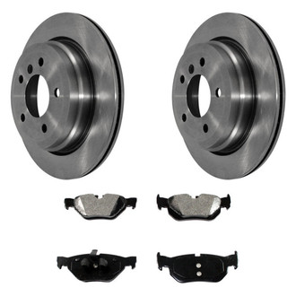 DuraGo® - Plain Rear Brake Kit with Ceramic Pads