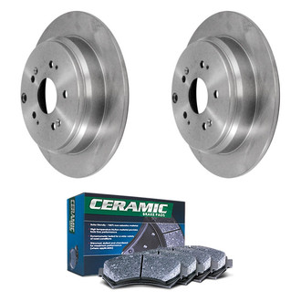 DuraGo® - Plain Rear Brake Kit with Ceramic Pads