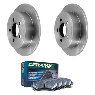 DuraGo® - Plain Rear Brake Kit with Ceramic Pads