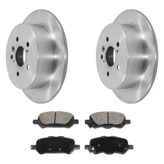 DuraGo® - Plain Rear Brake Kit with Ceramic Pads