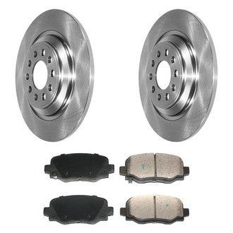 DuraGo® - Plain Rear Brake Kit with Ceramic Pads