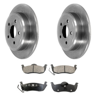 DuraGo® - Plain Rear Brake Kit with Ceramic Pads