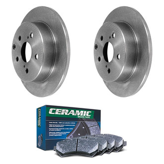 DuraGo® - Plain Rear Brake Kit with Ceramic Pads