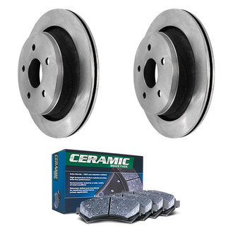DuraGo® - Plain Rear Brake Kit with Ceramic Pads