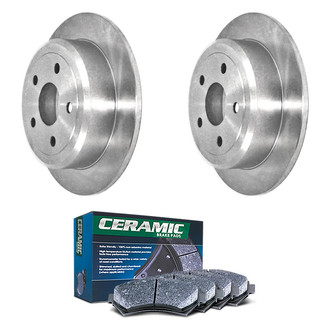 DuraGo® - Plain Rear Brake Kit with Ceramic Pads