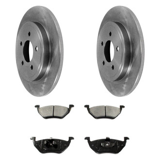 DuraGo® - Plain Rear Brake Kit with Ceramic Pads