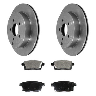 DuraGo® - Plain Rear Brake Kit with Ceramic Pads