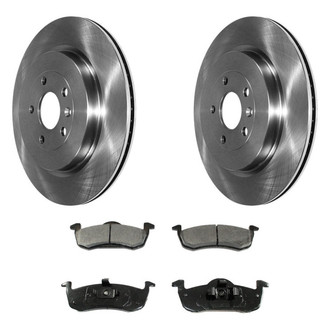 DuraGo® - Plain Rear Brake Kit with Ceramic Pads
