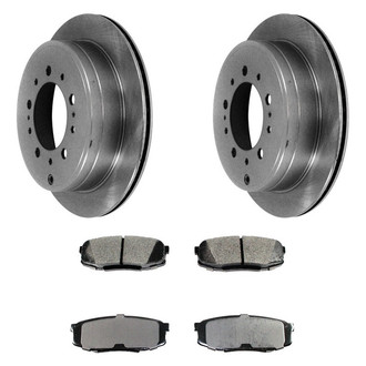 DuraGo® - Plain Rear Brake Kit with Ceramic Pads