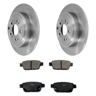DuraGo® - Plain Rear Brake Kit with Ceramic Pads