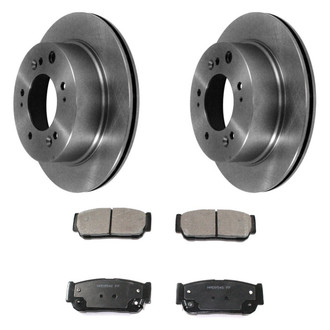 DuraGo® - Plain Rear Brake Kit with Ceramic Pads