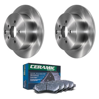 DuraGo® - Plain Rear Brake Kit with Ceramic Pads