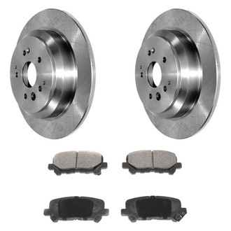 DuraGo® - Plain Rear Brake Kit with Ceramic Pads