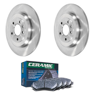 DuraGo® - Plain Rear Brake Kit with Ceramic Pads