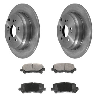 DuraGo® - Plain Rear Brake Kit with Ceramic Pads