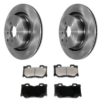 DuraGo® - Plain Rear Brake Kit with Ceramic Pads