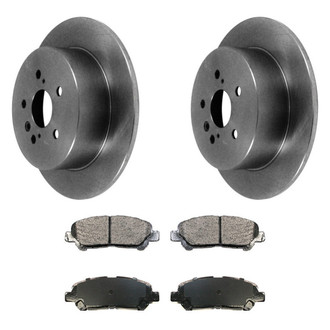 DuraGo® - Plain Rear Brake Kit with Ceramic Pads