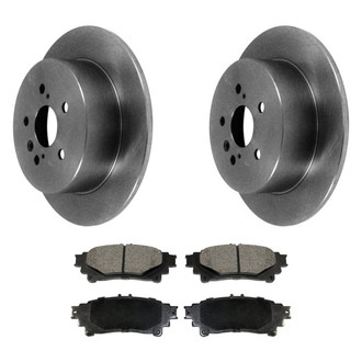 DuraGo® - Plain Rear Brake Kit with Ceramic Pads