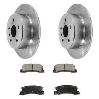 DuraGo® - Premium™ Plain Brake Kit with Semi-Metallic Pads