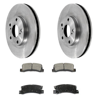 DuraGo® - Premium™ Plain Rear Brake Kit with Semi-Metallic Pads