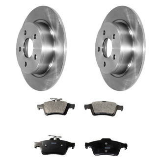 DuraGo® - Premium™ Plain Brake Kit with Semi-Metallic Pads