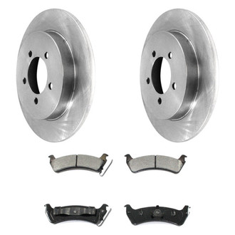 DuraGo® - Premium™ Plain Rear Brake Kit with Semi-Metallic Pads